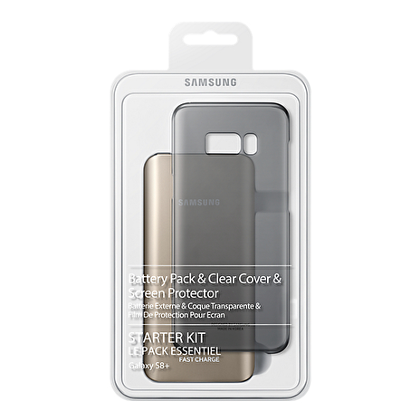 Samsung Kit (BatteryPack+ClearCover) pro S8+ Black