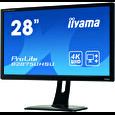 28" LCD iiyama B2875UHSU-B1 - TN,1ms,300cd/m2/1000:1,4K,HDMI,DP,DVI,2xUSB,repro,výš.nastav,černý