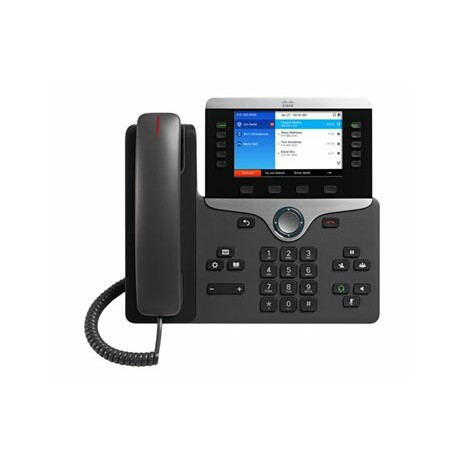Cisco IP Phone 8851 - Telefon VoIP - SIP, RTCP, RTP, SRTP, SDP - 5 řádků