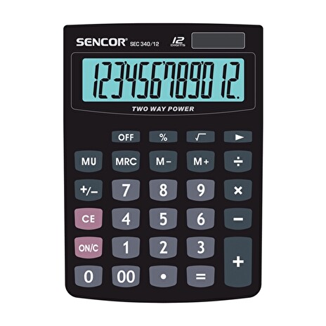Kalkulačka SENCOR SEC 340/12 DUAL