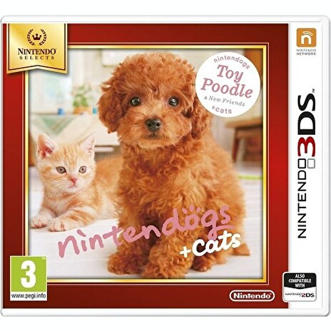 Nintendo 3DS Nintendogs+Cats-Toy Poodle&new Friends Select