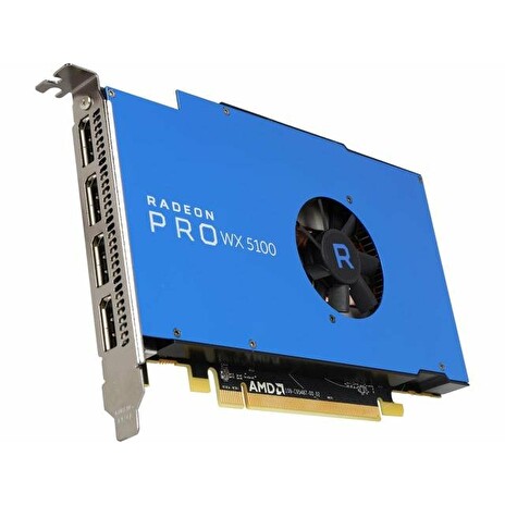 AMD Radeon Pro WX5100 - Grafická karta - Radeon Pro WX 5100 - 8 GB GDDR5 - PCIe 3.0 x16 - 4 x DisplayPort