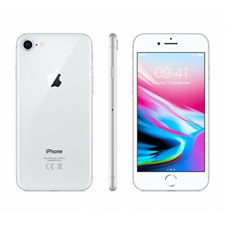 Apple iPhone 8 64GB Silver 4,7" Retina/ LTE/ Wifi AC/ NFC/ IP67/ iOS 11
