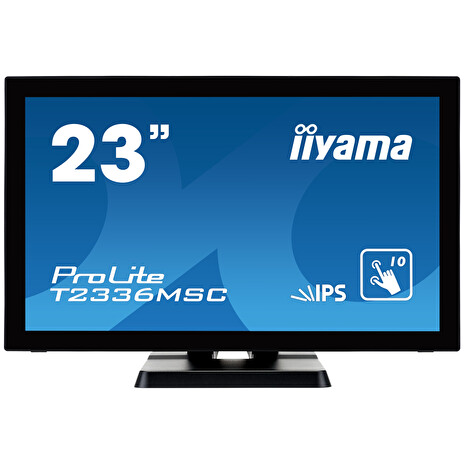 Iiyama LCD T2336MSC-B2 23''LED IPS dotykový, 5ms, VGA/DVI/HDMI,repro,1920x1080,č
