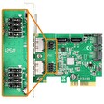 Axago - PCES-SH4 PCIe 2-Lane řadič 4x int./2x ext. SATA 6G HD