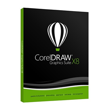 CorelDRAW Graphics Suite X8 License Media Pack BOX