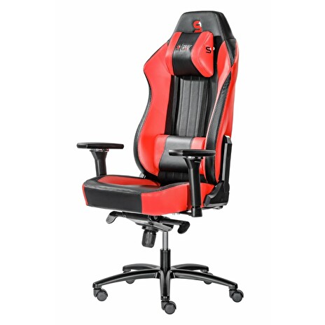 SPC Gear SR700 RD herní židle prostorná / do 195 cm/ do 150 kg / červená