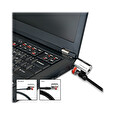 Kensington ClickSafe Keyed Ultra Laptop Lock - Bezpečnostní kabelový zámek - černá - 1.83 cm - pro Apple iMac