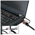 Kensington ClickSafe Keyed Ultra Laptop Lock - Bezpečnostní kabelový zámek - černá - 1.83 cm - pro Apple iMac