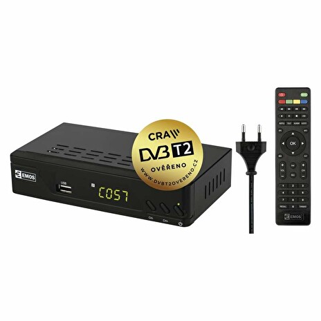 FULL HD DVB-T2 PŘIJÍMAČ EM-170