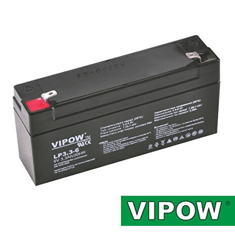 Baterie olověná 6V 3.3Ah VIPOW