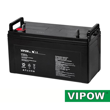 Baterie olověná 12V 120Ah VIPOW