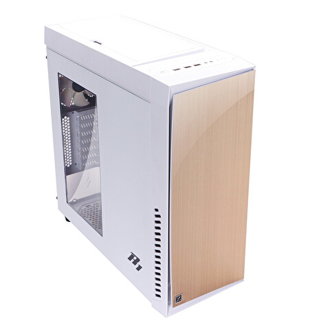 ZALMAN R1 WHITE - skříň mATX/ATX, průhledný bok, bez zdroje, USB3.0, bílá