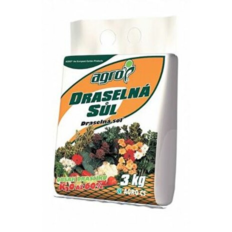 Hnojivo Agro Draselná sůl 3 kg