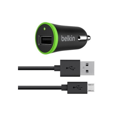 Belkin 12W USB-A nabíječka do auta + 1,2m microUSB kabel, černá