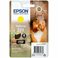 Epson 378 - 4.1 ml - žlutá - originál - blistr - inkoustová cartridge - pro Expression Photo XP-8500 Small-in-One