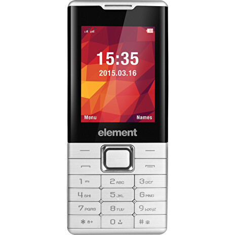 Mobilní telefon Sencor ELEMENT P020 stříbrný