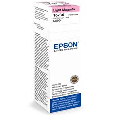 Epson T6736 - inkoust Light Magenta (světle purpurová) pro Epson L800/810