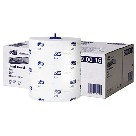 Ručníky Tork Premium Soft H1 v Matic roli, papírové, bílá, 6ks, 100m
