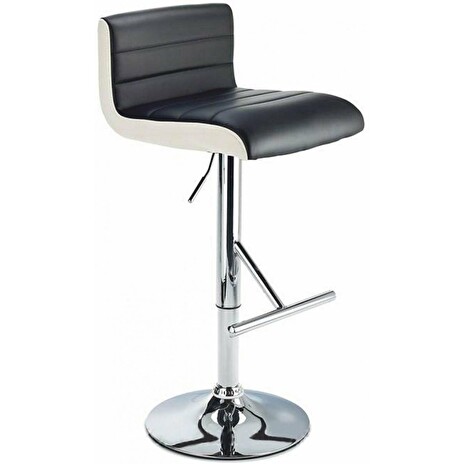 Barová židle Hawaj CL-8005 černá s bílým lemem