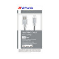 Verbatim kabel Lightning Sync & Charge Cable 100cm (Silver)