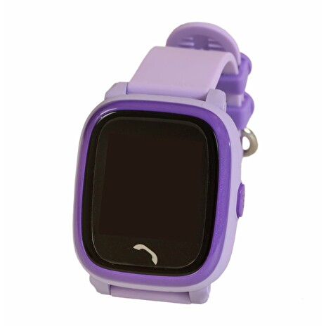HELMER GPS lokátor LK 704 umístěný v chytrých dětských hodinkách/ vodotěsné/ dotykový display/ fialové