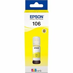 Epson 106 - 70 ml - žlutá - originál - inkoustový zásobník - pro EcoTank ET-7700, ET-7750