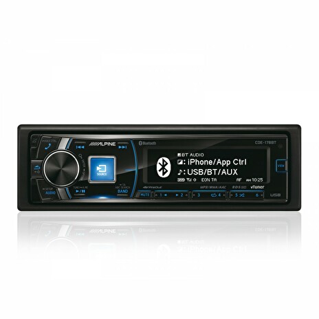 ALPINE CDE-178BT - CD Přijímač s USB a iPod® kontrolerem
