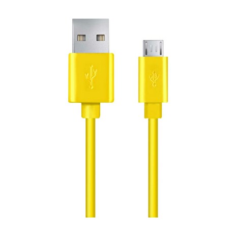 Esperanza EB144Y Kabel Micro USB 2.0 A-B M/M 1.5m, žlutý