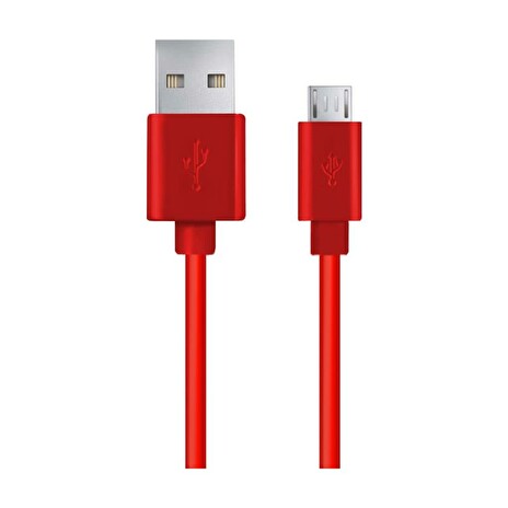 Esperanza EB144R Kabel Micro USB 2.0 A-B M/M 1.5m, červený