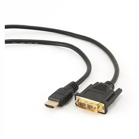 Gembird HDMI - DVI male-male kabel (pozlacené konektory 18+1) 0.5m