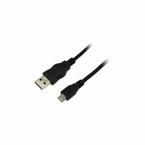 LOGILINK -Kabel USB 2.0 Typ-A samec pro Typ- micro B samec, délka 3m, černá