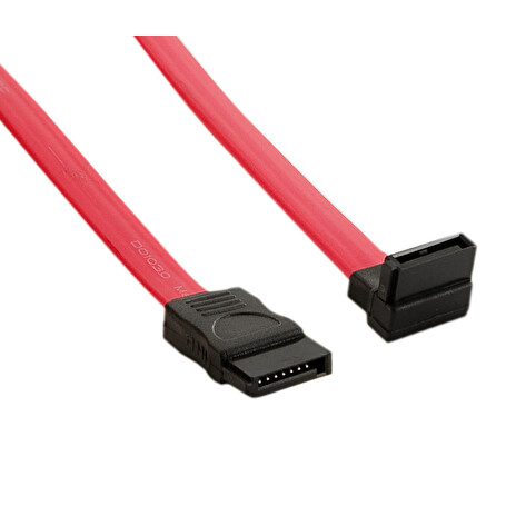 4World HDD kabel | SATA 3 | SATA to Right Angle SATA | 45cm | červený