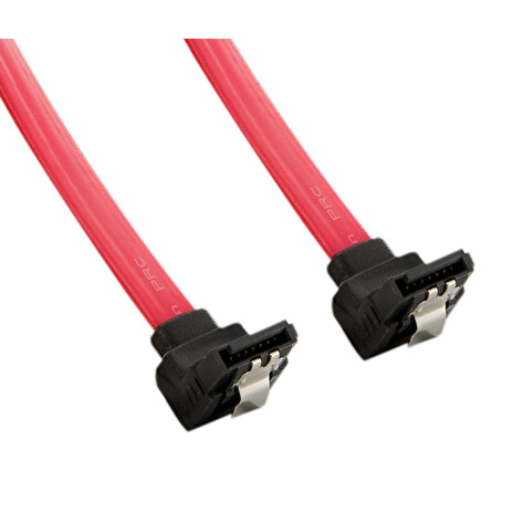4World HDD kabel | SATA 3 | SATA | 60cm | pravý | petlice | červený