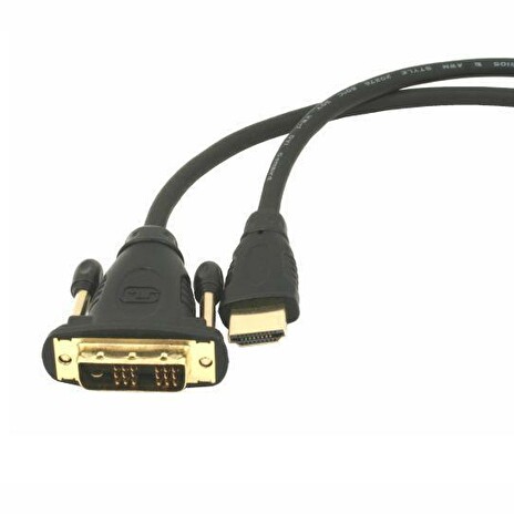 Natec kabel HDMI(M)-DVI-D(M)(18+1) pozlacený 3m, blister