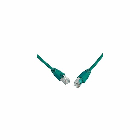 SOLARIX patch kabel CAT5E SFTP PVC 1m zelený snag-proof
