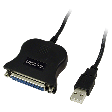LOGILINK - Adaptér USB - paralerní port s kabelem 1.8m