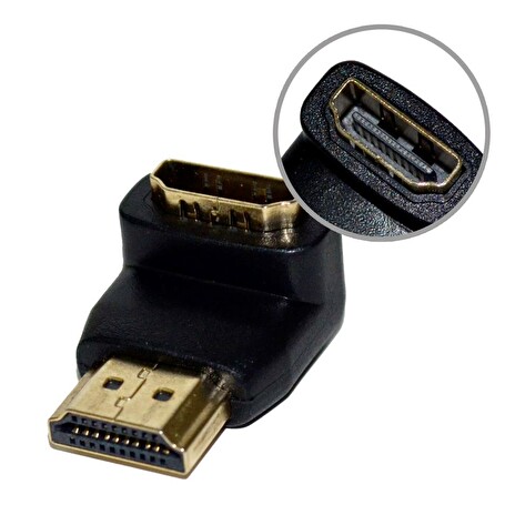 Vakoss Adapter HDMI F -> HDMI M (angular) TC-H113K black