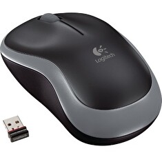LOGITECH myš M185/ Bezdrátová/ Optická/ 1000dpi/ USB přijímač/ šedá