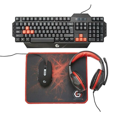 Gembird Ultimate 4-in-1 Gaming kit, US layout