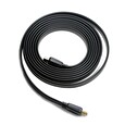 Gembird HDMI - HDMI V1.4 male-male plochý kabel (zlacené konektory) CU 3m