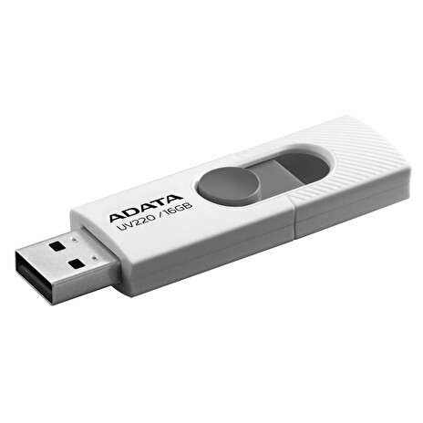 ADATA flash disk 16GB UV220 USB 2.0 bílo-šedý