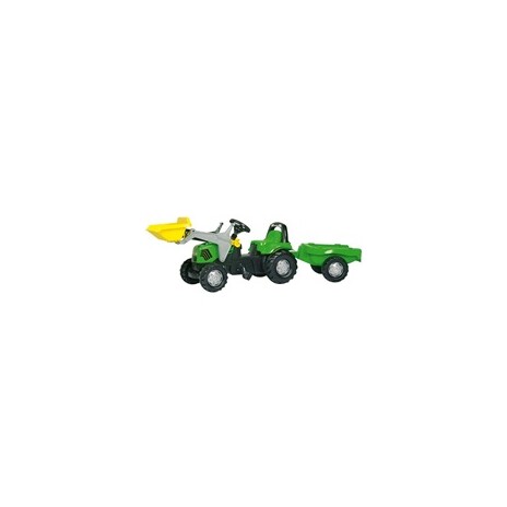 Rolly Toys 23196 Šlapací traktor Deutz - nakladač a vlek