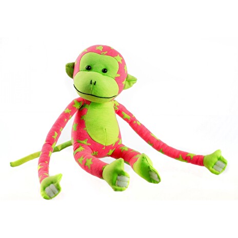 Dětská plyšová opička Teddies 45cm zelená