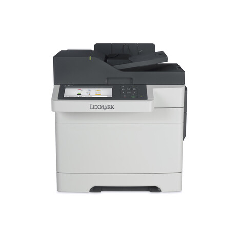 Lexmark CX510de - Multifunkční tiskárna - barva - laser - Legal (216 x 356 mm) (originální) - Legal (média) - až 30 stran/min. (kopírování) - až 30 stran/min. (tisk) - 250 listy - 33.6 Kbps - USB 2.0, Gigabit LAN, 2 x USB hostitel