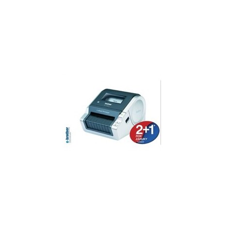 BROTHER tiskárna štítků -ROZBALEN- QL-1060N - 102mm, termotisk, USB, RS232, LAN, Profesionální Síťová Tiskárna Štítků