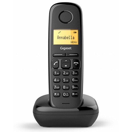 SIEMENS GIGASET A170 - DECT/GAP bezdrátový telefon, barva černá