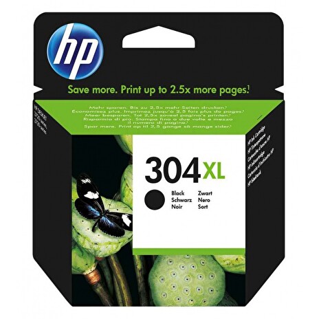 HP originální ink N9K08AE, HP 304XL, black, 300str., 49ml, HP Deskjet 3720,3721,3723,3730