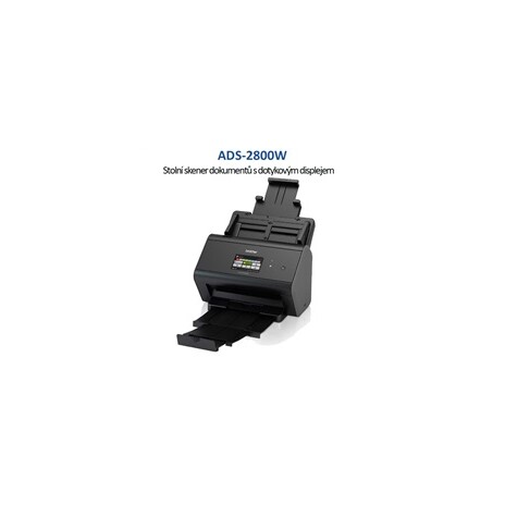 BROTHER skener -otestován klientem- ADS-2800W (až 30 str/min, 600 x 600 dpi, aut.duplex, LCD,512MB) WiFi+LAN