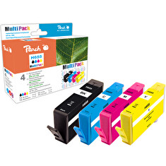Inkoust Peach CZ109,10,11,12AE, No.655 Combi Pack kompatibilní černý+barevné PI300-593 pro HP Deskjet 4625 (19xml, 3x12m